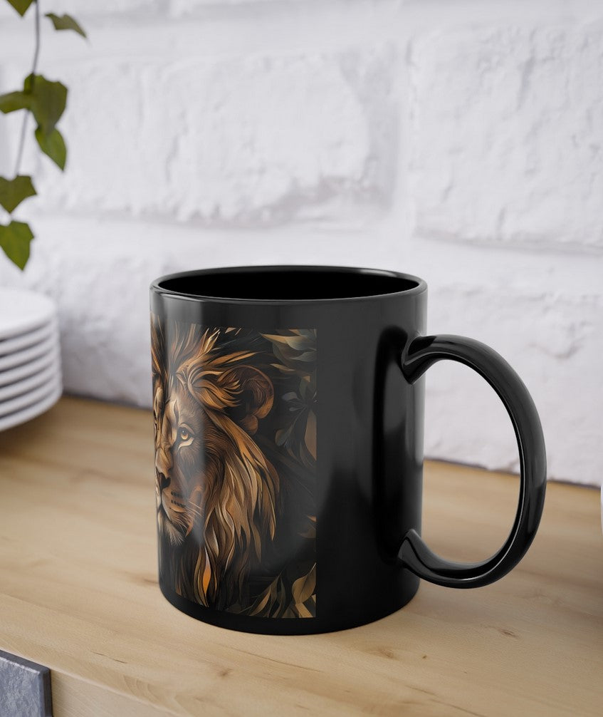 Black Coffee Tea Cup 11oz