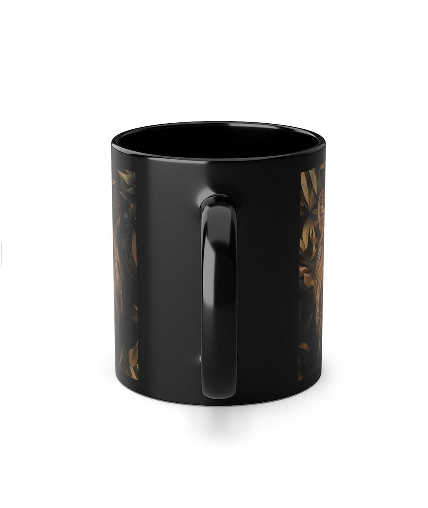 Black Coffee Tea Cup 11oz