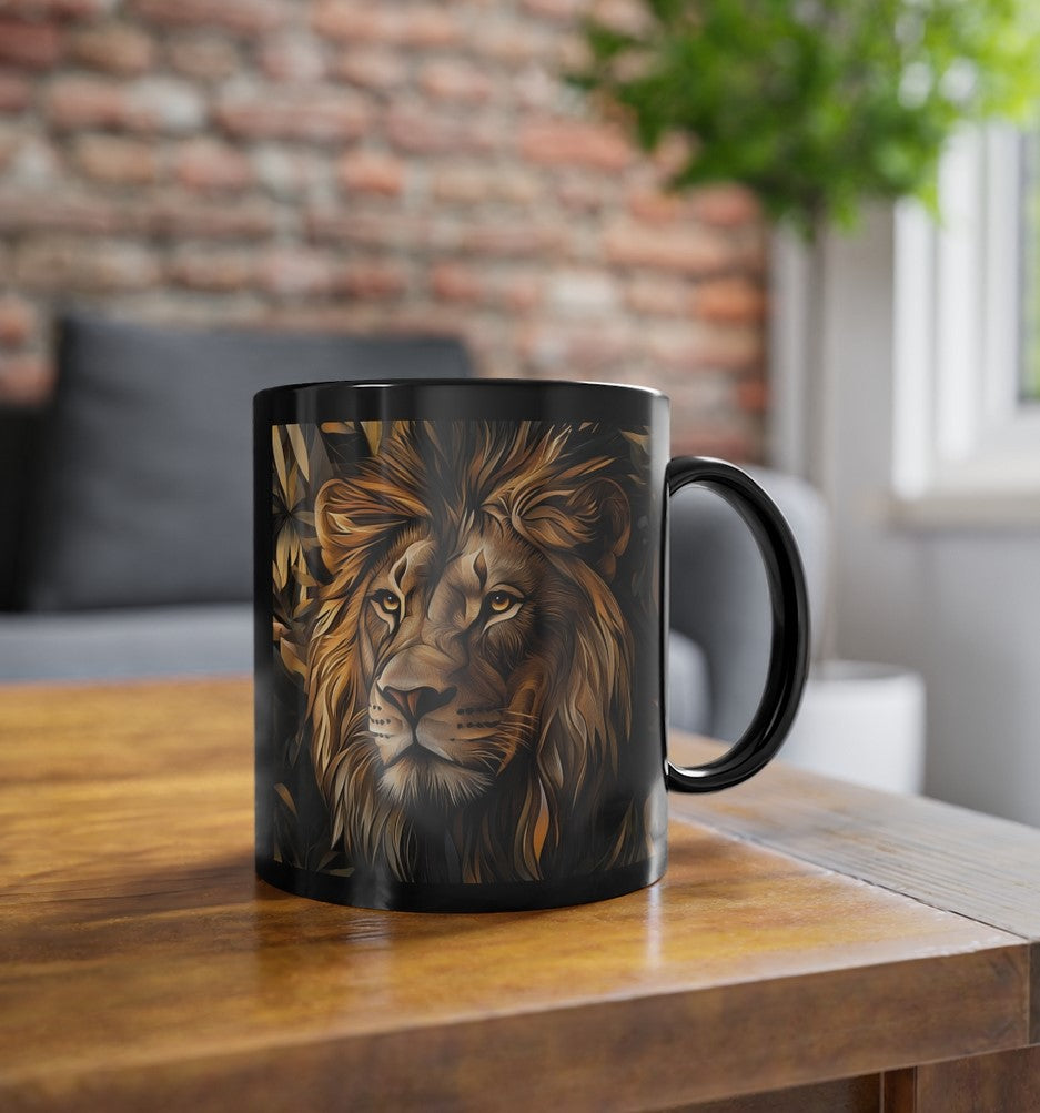 Black Coffee Tea Cup 11oz