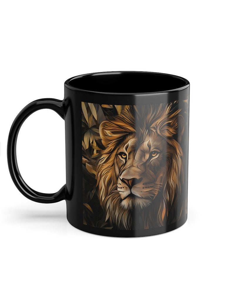 Black Coffee Tea Cup 11oz